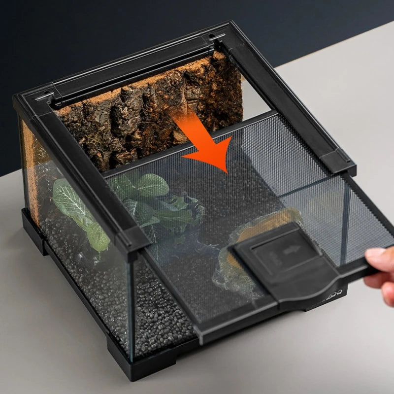 Terrarium Verre Panoramique Reptiles & Amphibiens