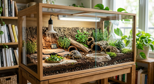 Que mettre dans un terrarium pour tortue terrestre ?