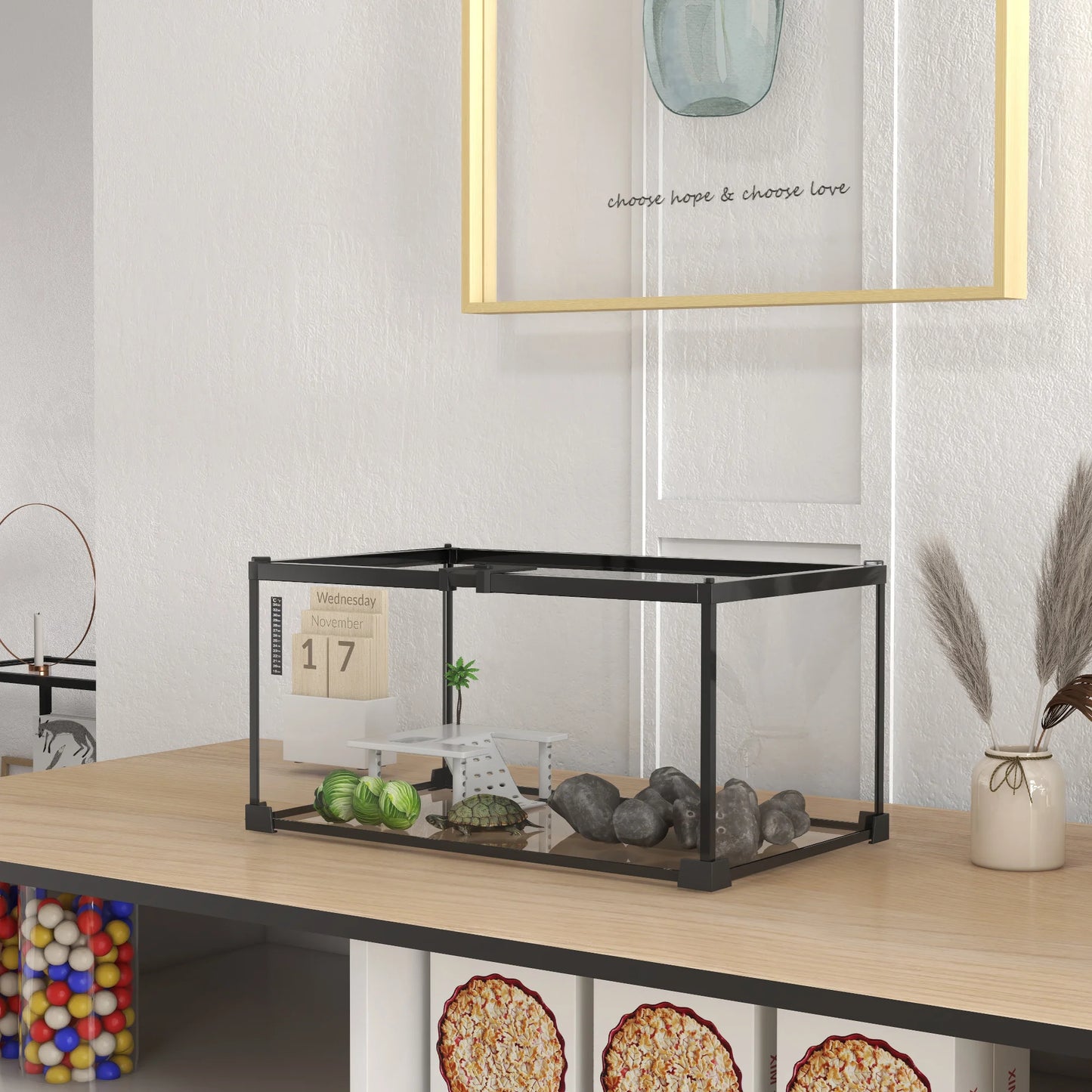 Terrarium PawHut : L'Habitat Idéal pour Reptiles