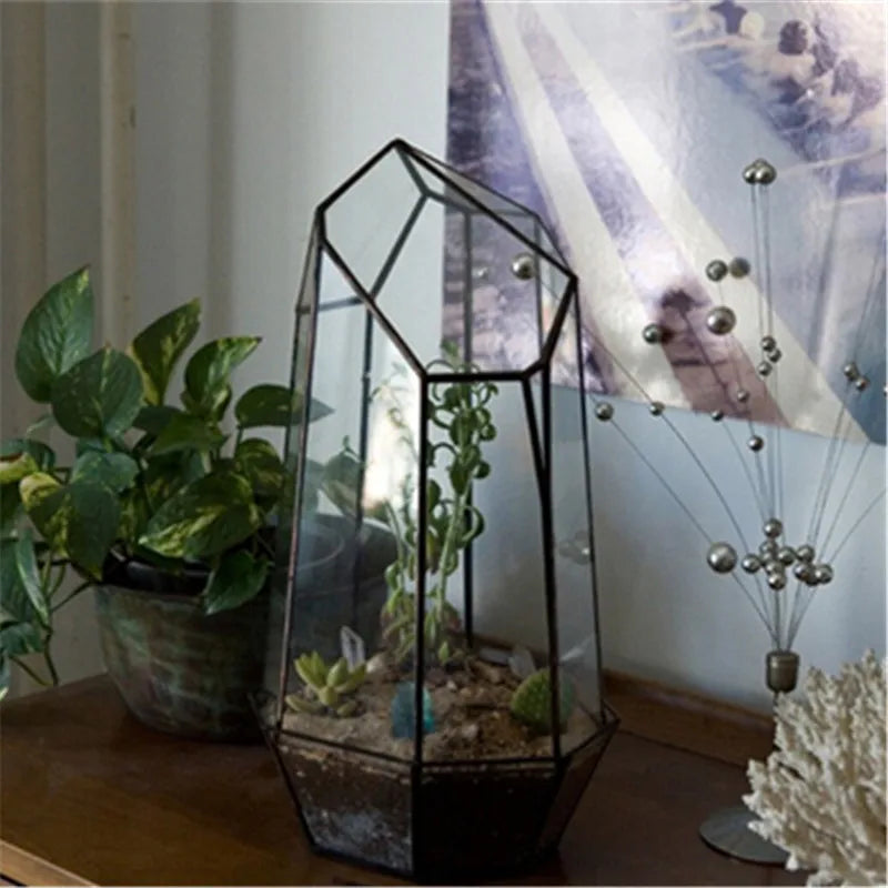 Terrarium Géométrique BenRussell en Verre & Cristal