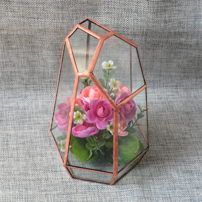 Terrarium Géométrique BenRussell en Verre & Cristal
