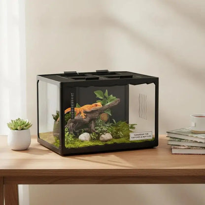 Terrarium Reptile & Tortue 60cm - Habitat Naturel & Sécurisé