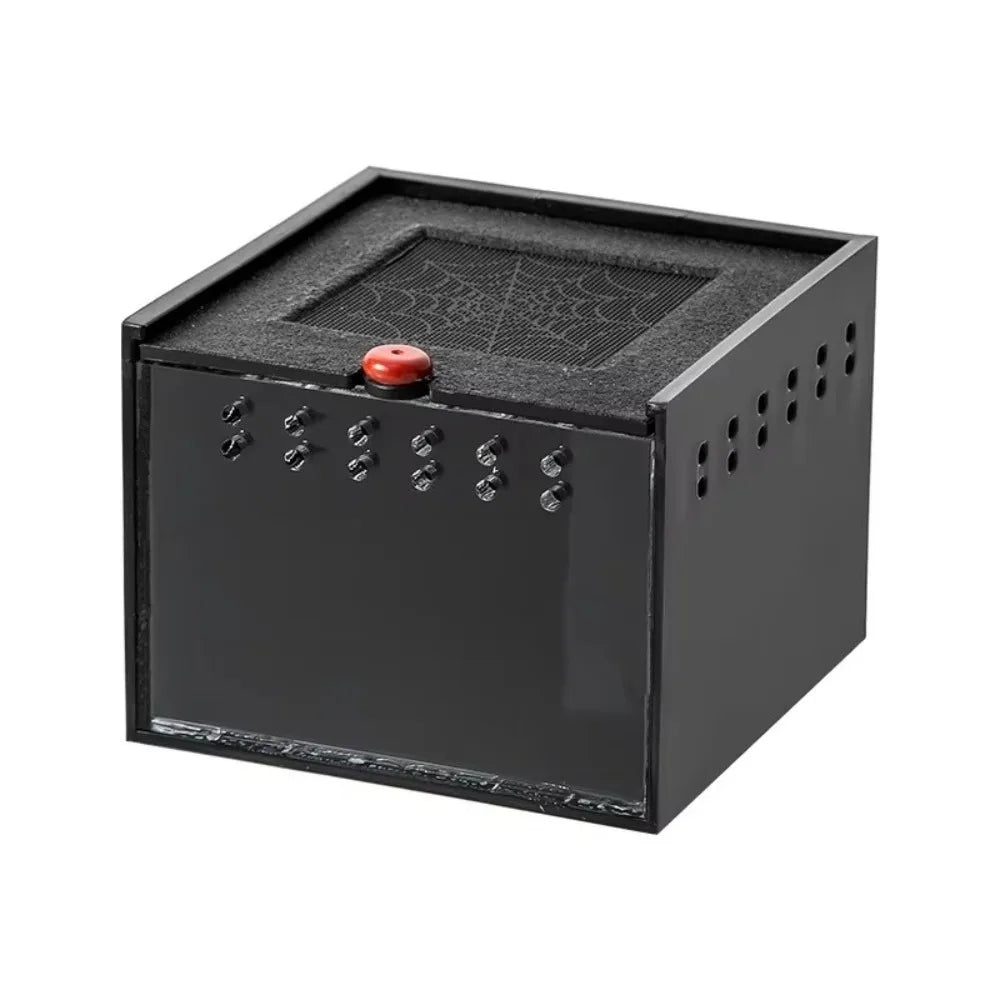 Boîte d'Élevage Acrylique Ventilée pour Reptiles et Insectes