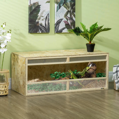 Terrarium PawHut 120x50x50cm pour Reptiles