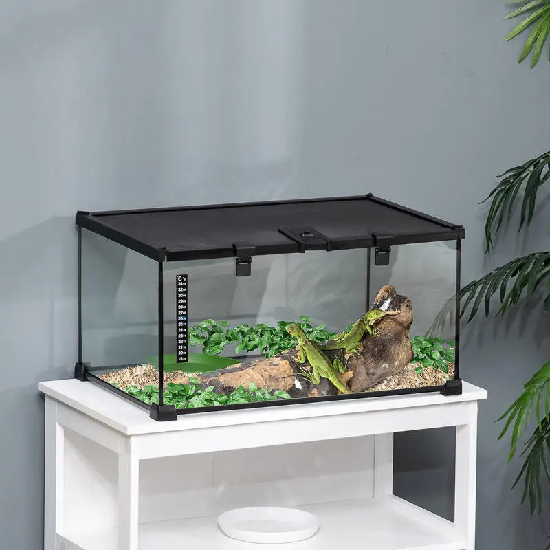 Terrarium Reptile Verre & Métal 50x30x25cm