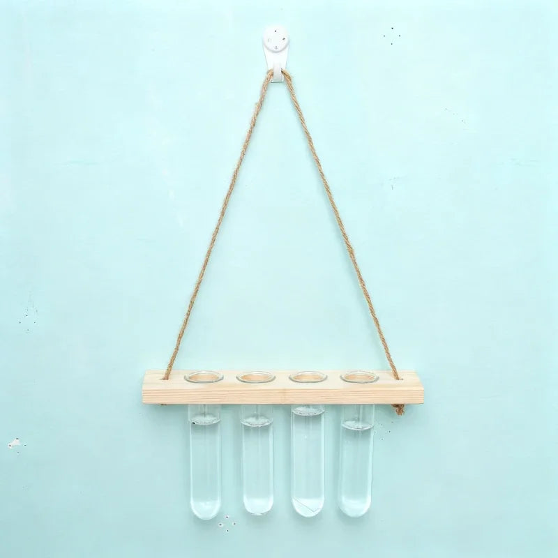 Terrarium Mural Design Bois & Verre Suspendu