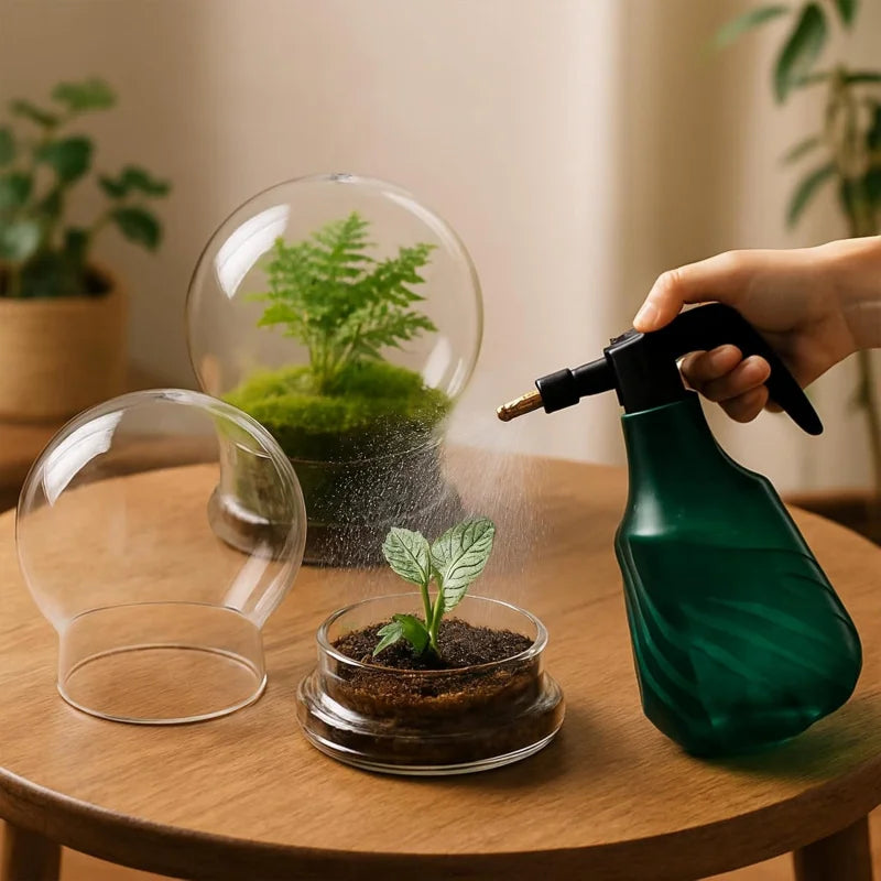 Cloche Terrarium Verre Borosilicate Élégante