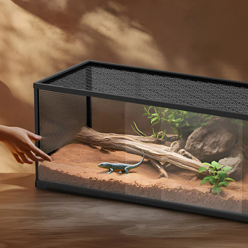 Terrarium Écologique Verre & Plastique pour Reptiles