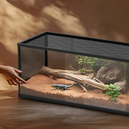 Terrarium Écologique Verre & Plastique pour Reptiles