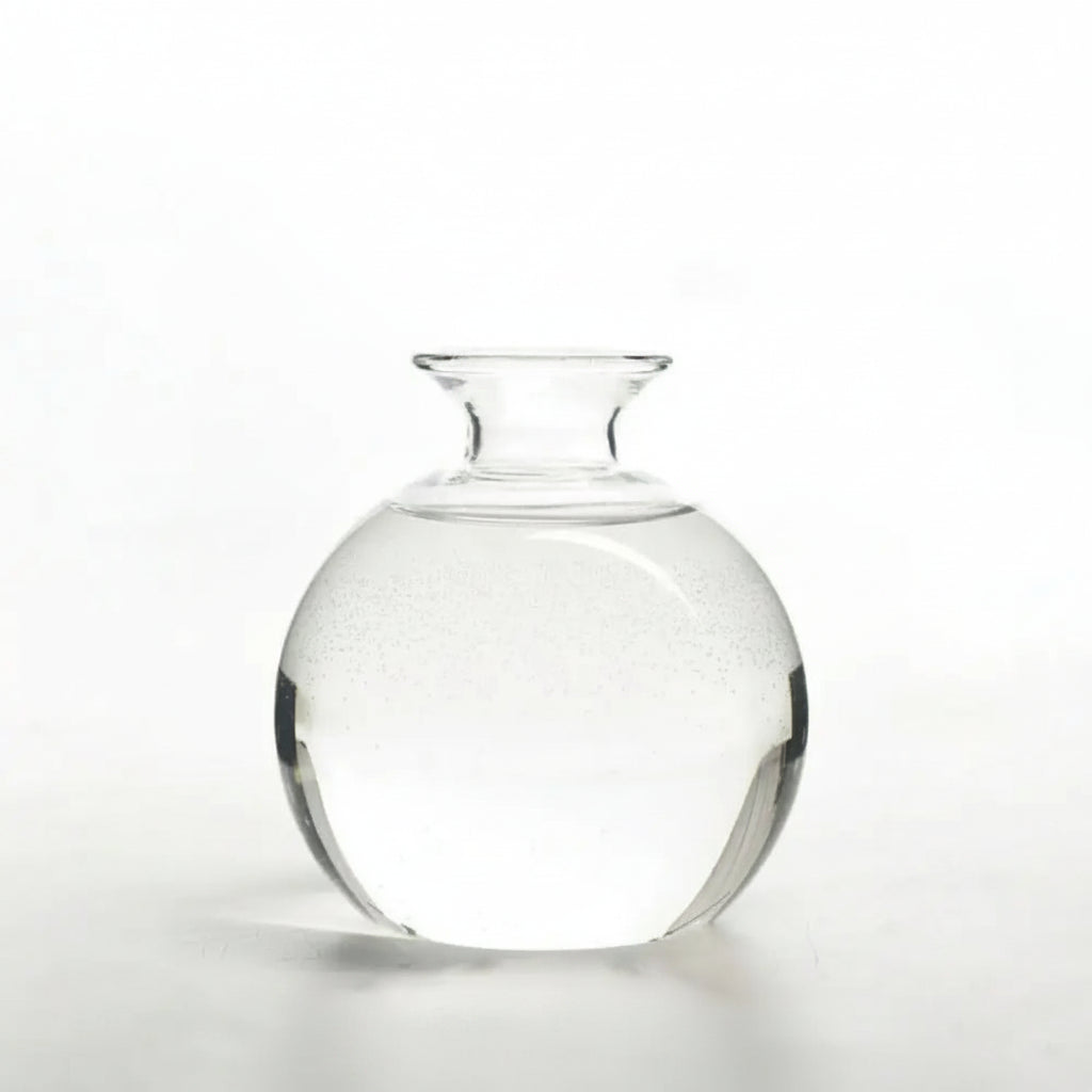 Vase à Noyau d'Avocatier en Verre