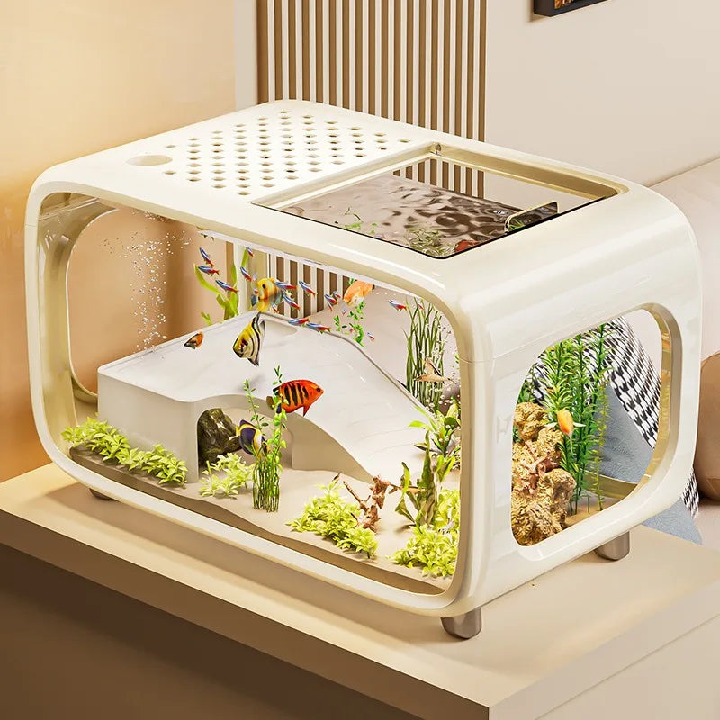 Aquarium Design YTYIN pour Poissons et Tortues