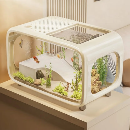 Aquarium Design YTYIN pour Poissons et Tortues