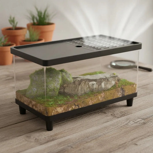 Terrarium Transparent Haute Sécurité