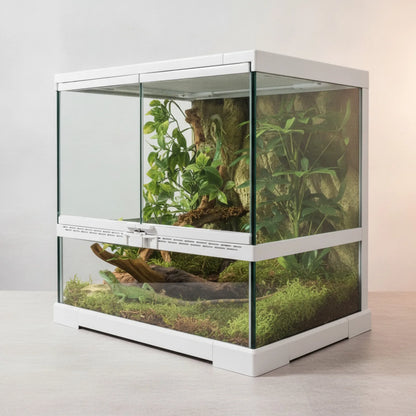Terrarium Verre Double Porte Reptile
