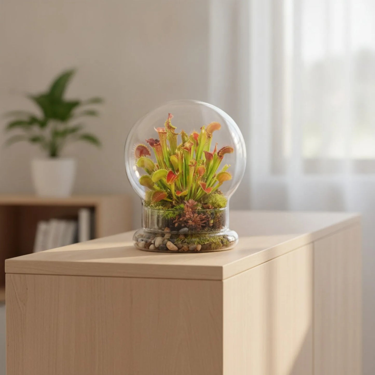 Cloche Terrarium Verre Borosilicate Élégante