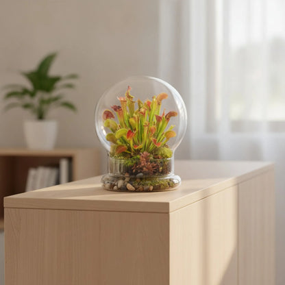 Cloche Terrarium Verre Borosilicate Élégante