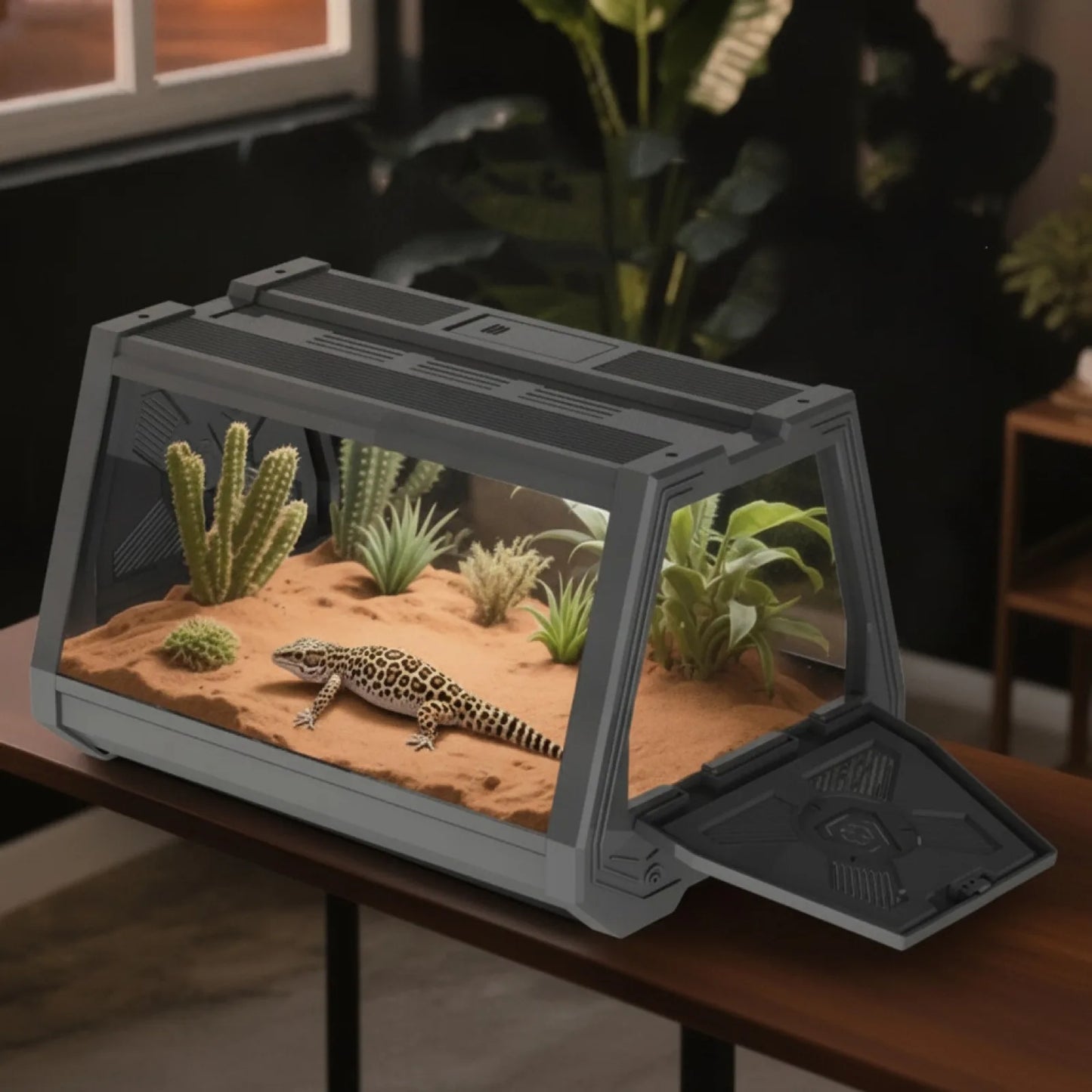 Terrarium Ventilée miflame : Habitat Sécurisé pour Reptiles