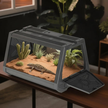 Terrarium Ventilée miflame : Habitat Sécurisé pour Reptiles