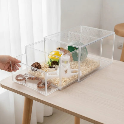 Terrarium Acrylique Modulable pour Reptiles
