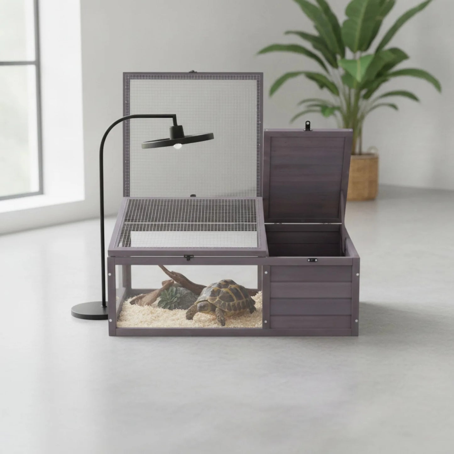 Habitat Bois Premium Tortue & Reptile
