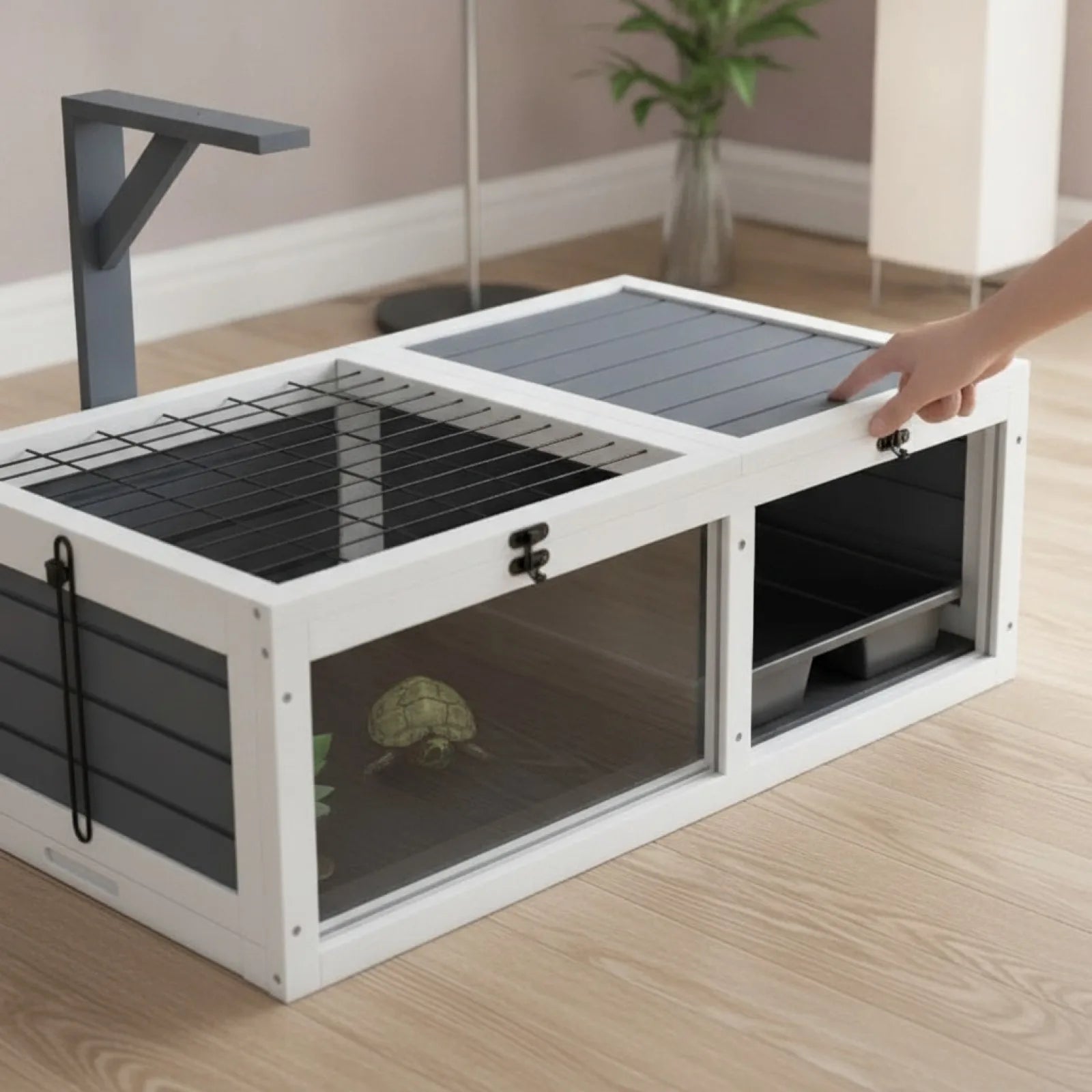Turtle House : Terrarium Spacieux pour Tortues