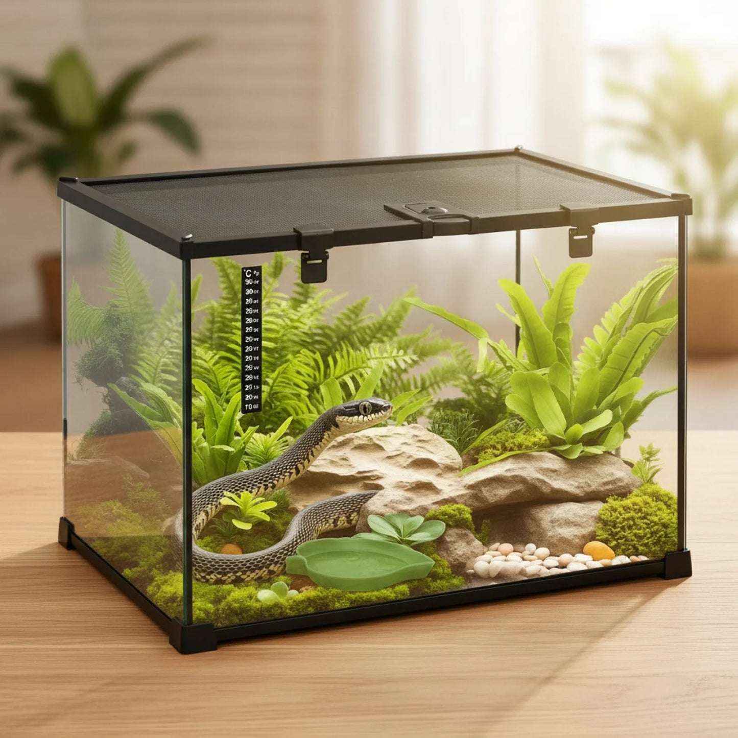 Terrarium Reptile PawHut Verre Premium