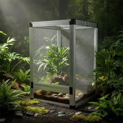 Terrarium Aluminium Reptile Anti-Évasion