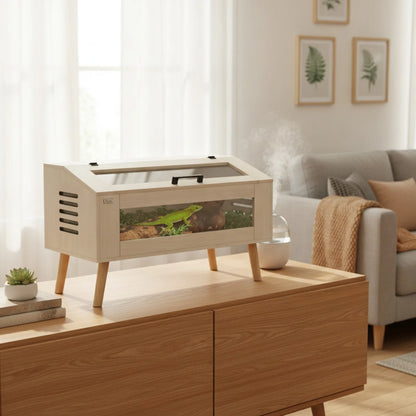 Terrarium PawHut 140L : Habitat Premium pour Reptiles