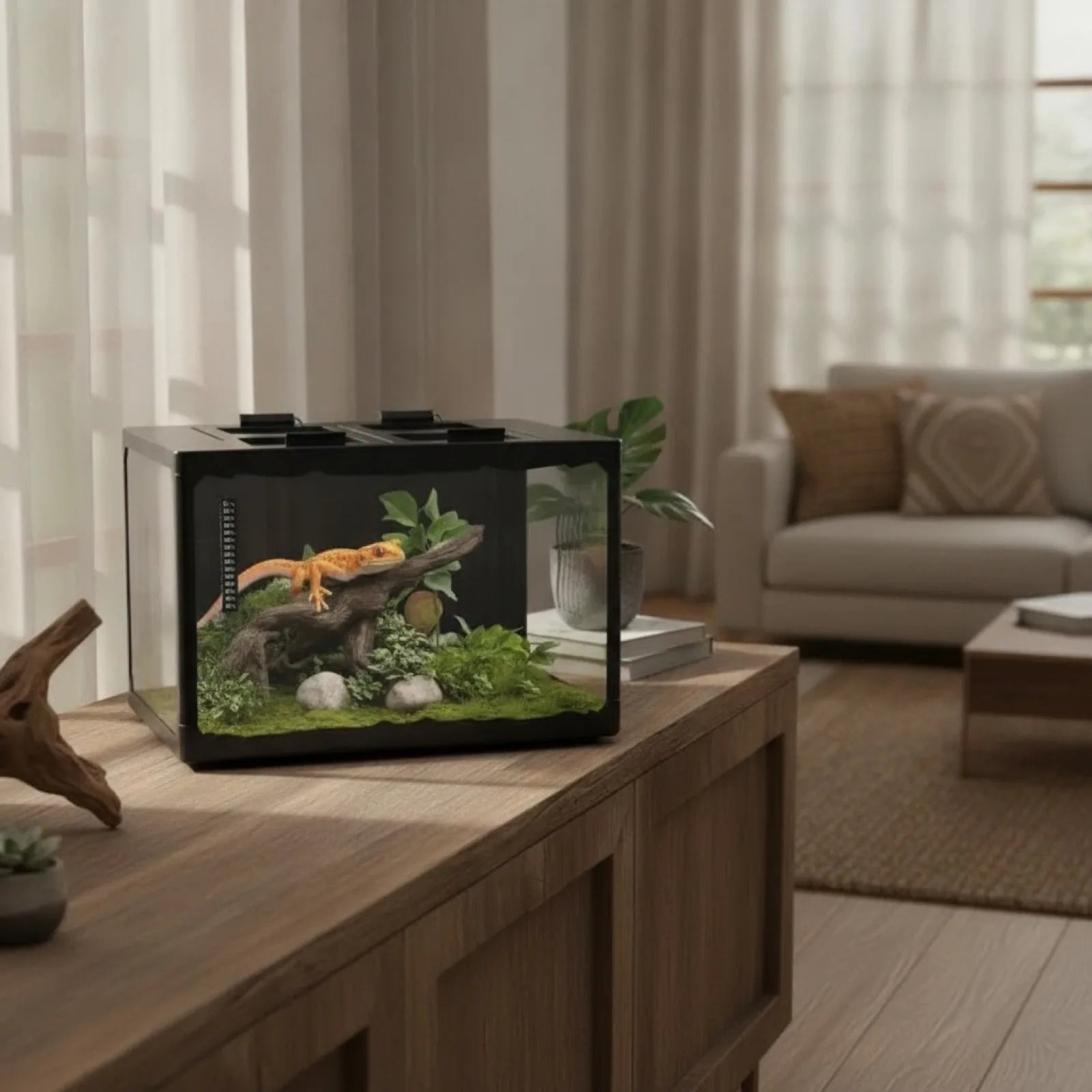 Terrarium Reptile & Tortue 60cm - Habitat Naturel & Sécurisé