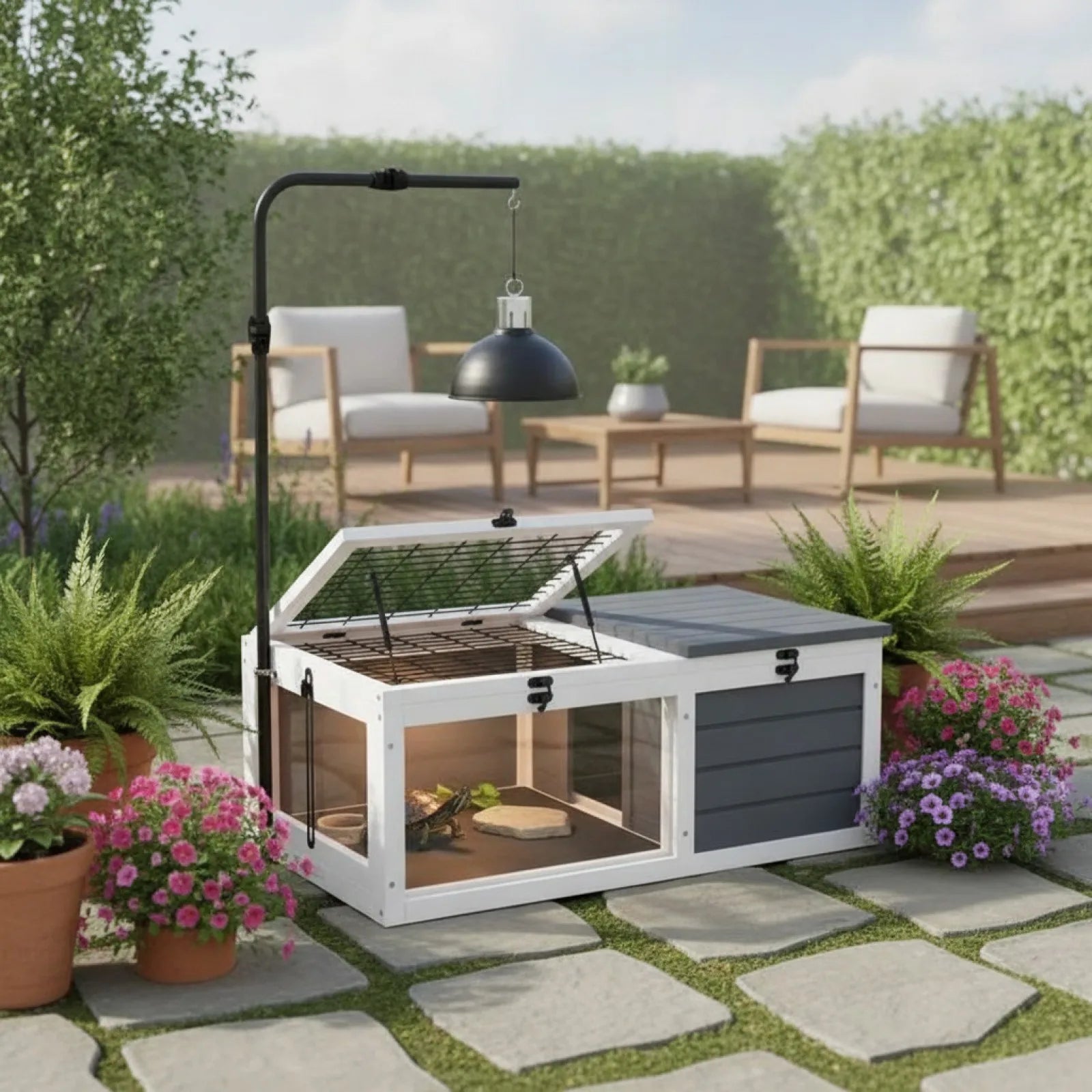 Enclos Bois Tortue & Petits Animaux
