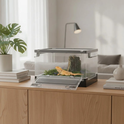 Terrarium Reptile Ventilé & Sécurisé