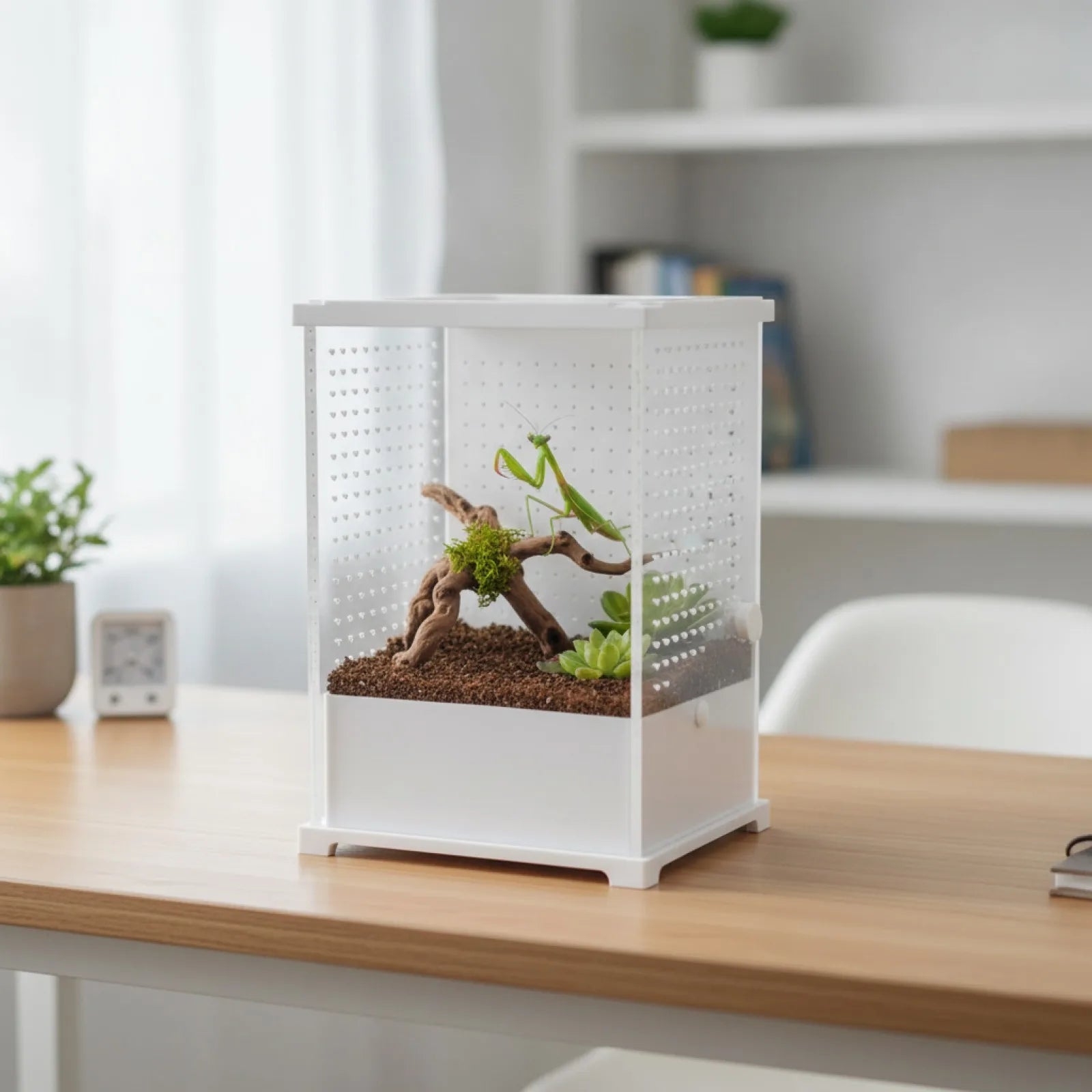 Terrarium Acrylique Haute Visibilité Anti-Évasion