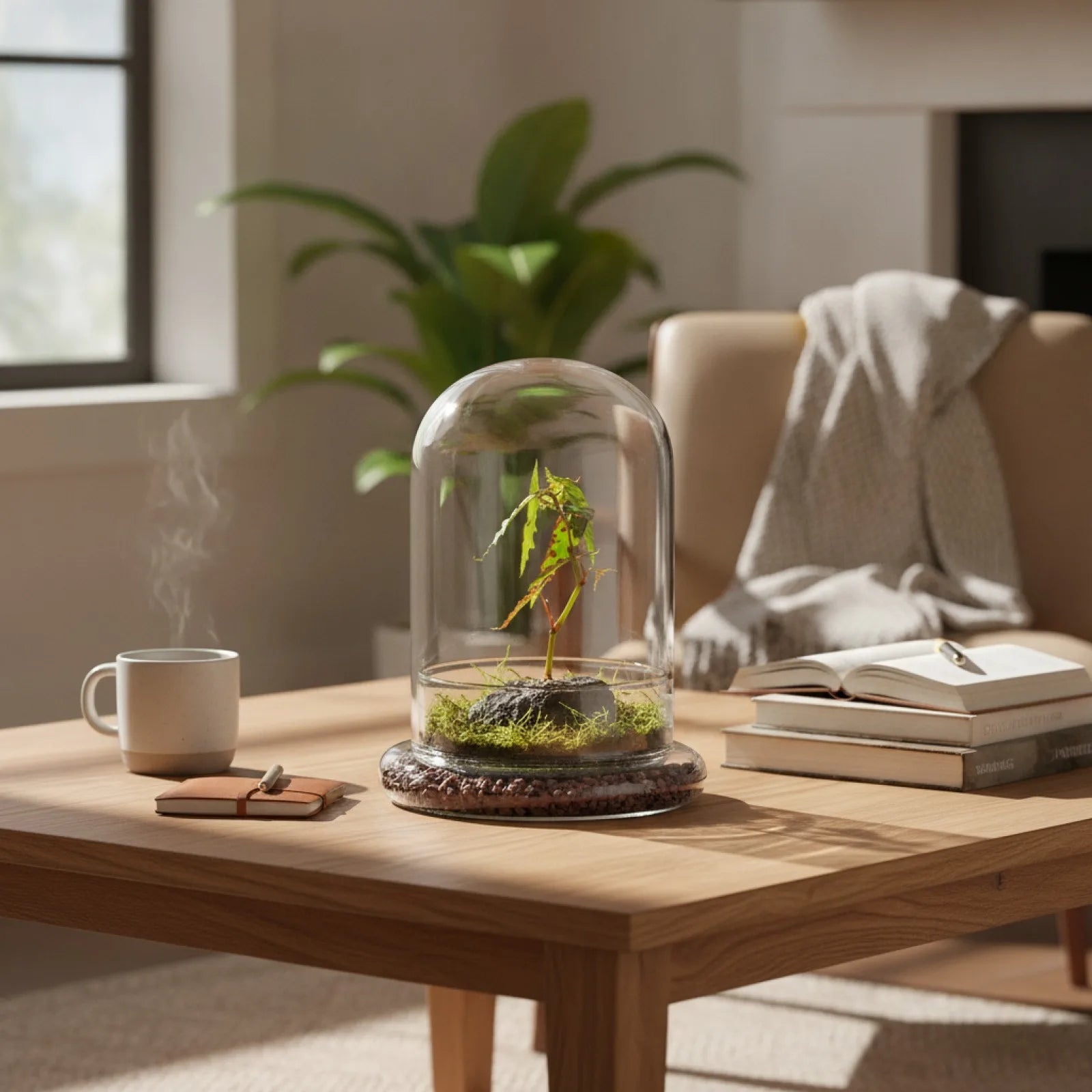 Cloche en Verre Borosilicaté - Terrarium & Présentoir Moderne
