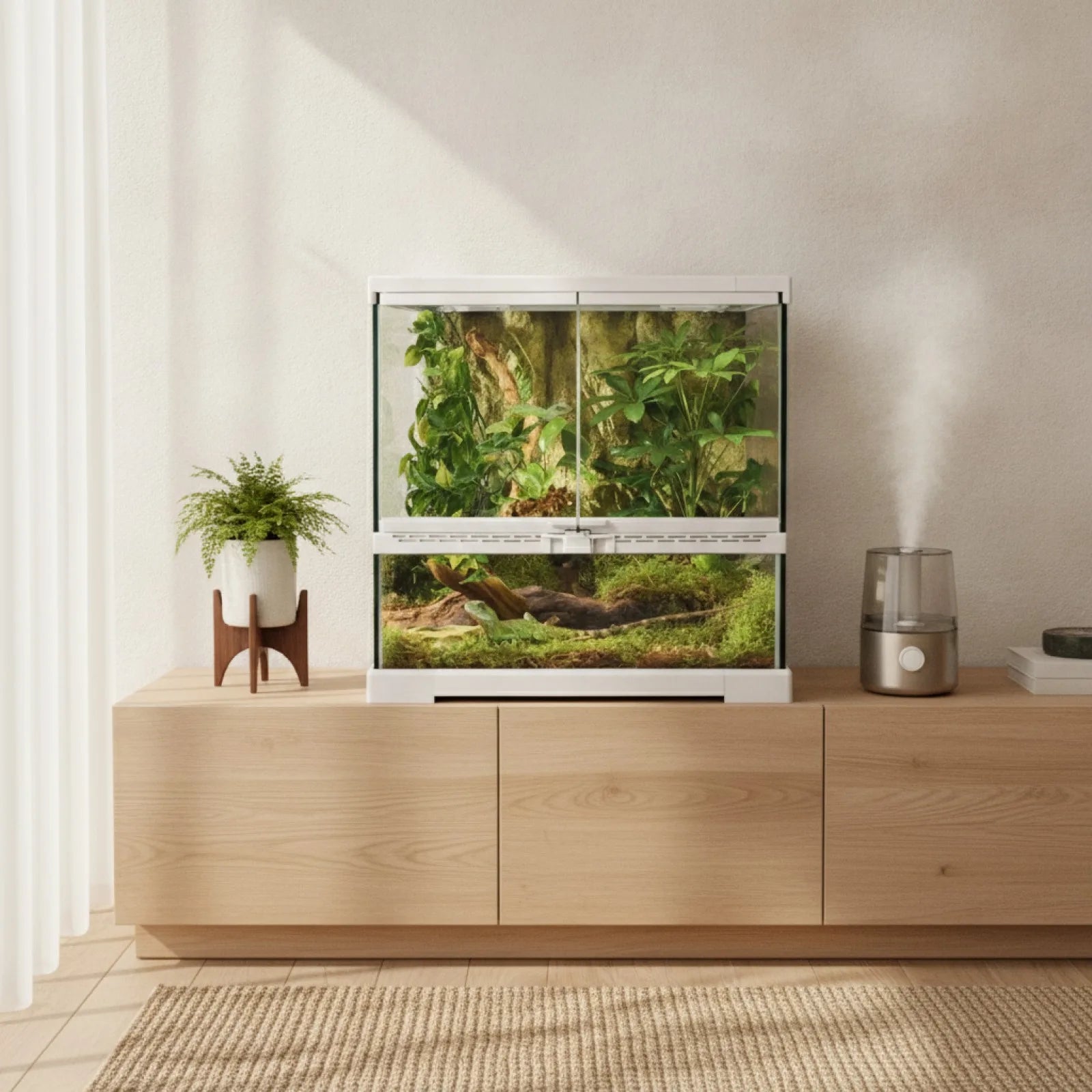 Terrarium Verre Double Porte Reptile