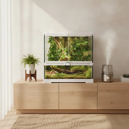 Terrarium Verre Double Porte Reptile