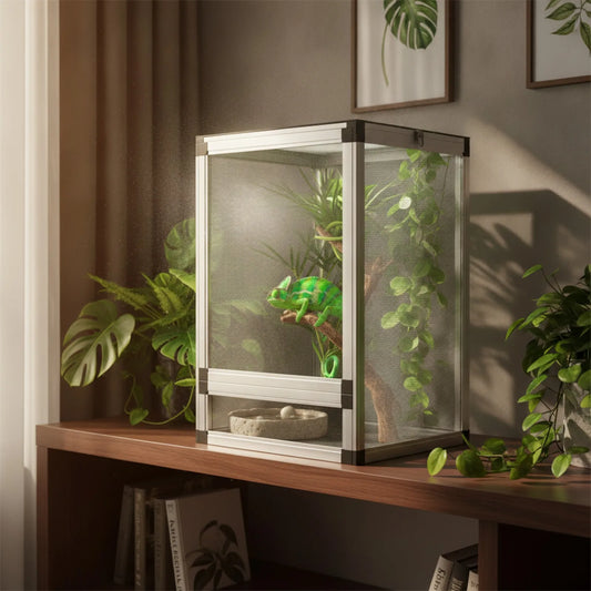 Terrarium Aluminium Reptile Anti-Évasion
