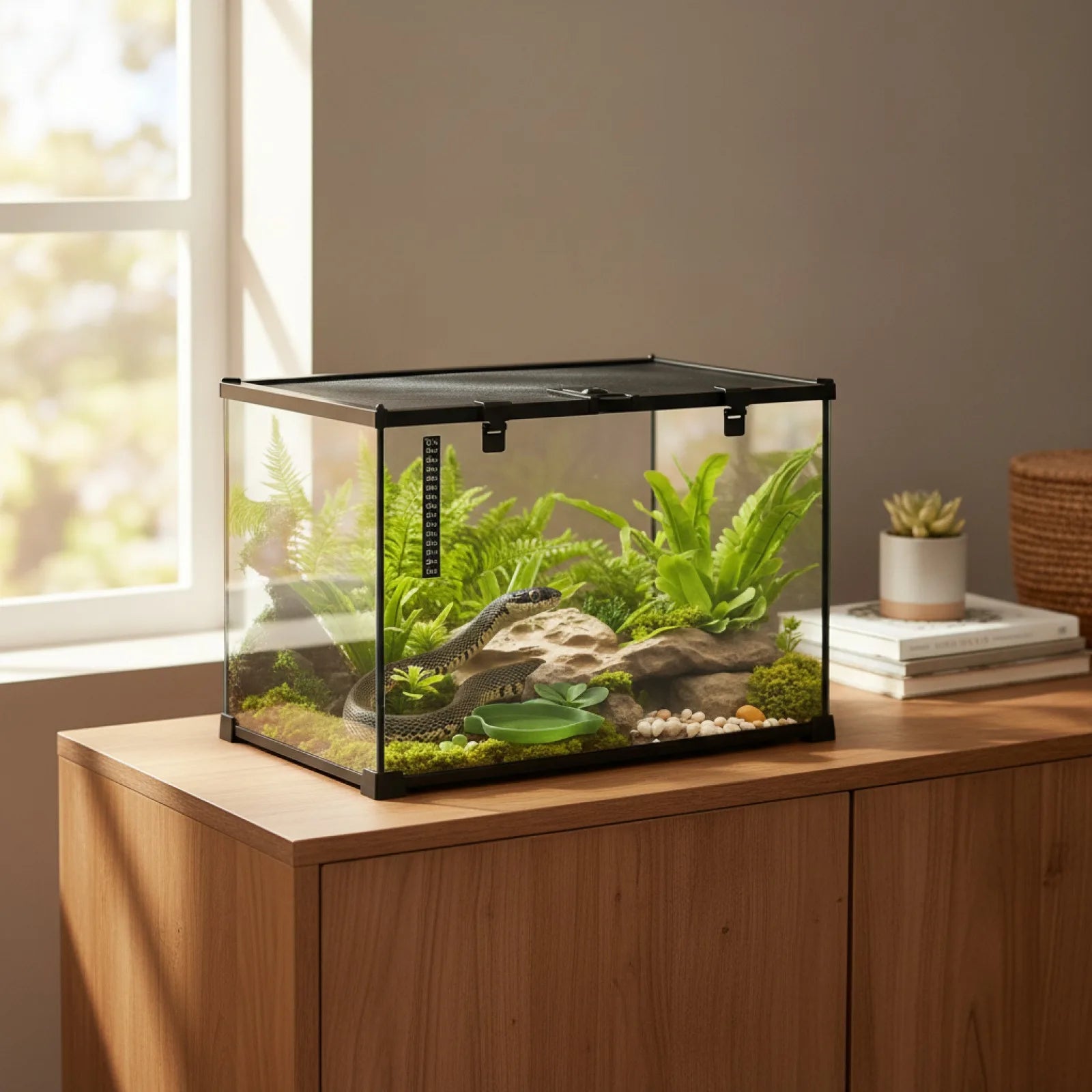 Terrarium Reptile PawHut Verre Premium