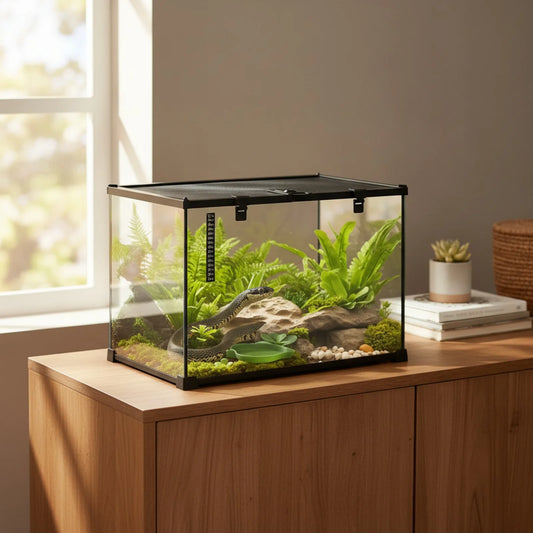 Terrarium Reptile PawHut Verre Premium