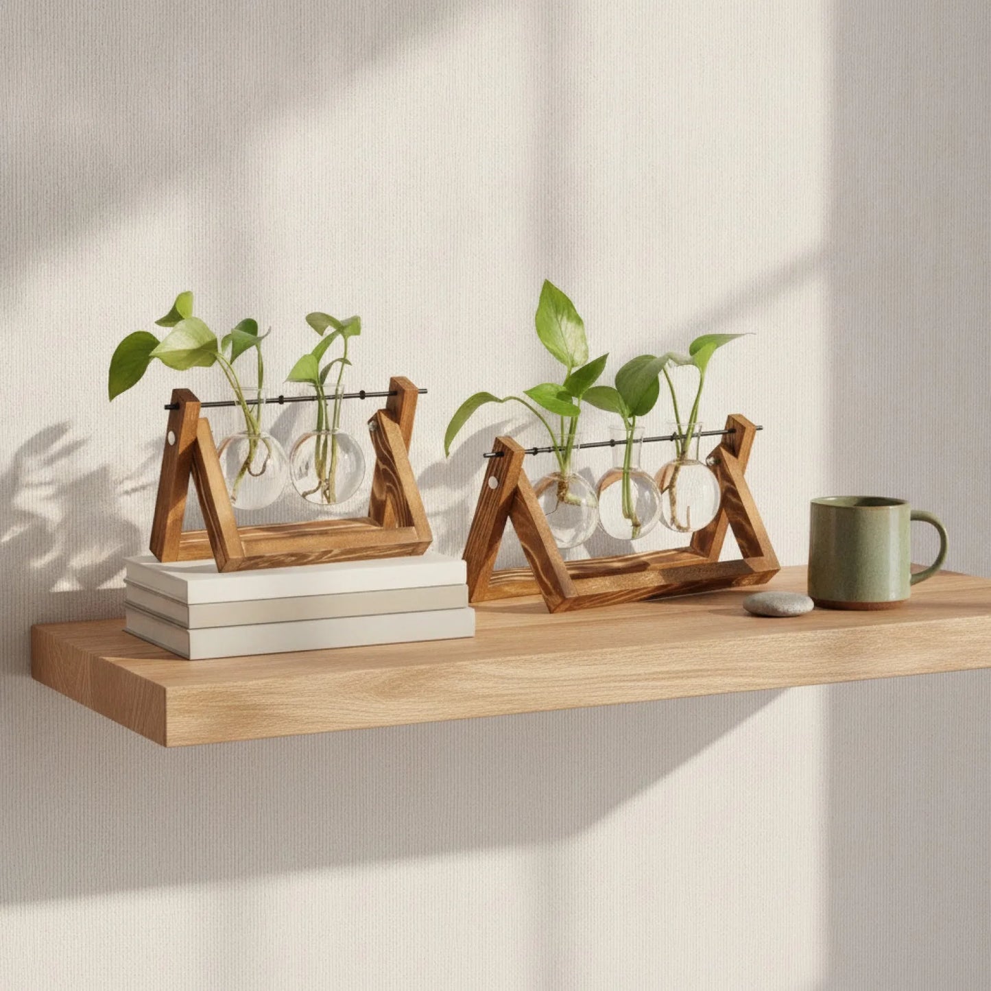 Terrarium Vintage Balance Bois