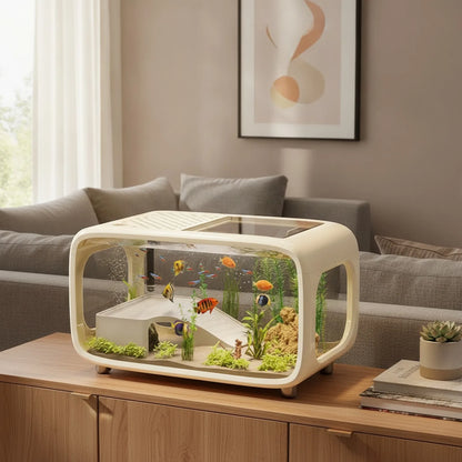 Aquarium Design YTYIN pour Poissons et Tortues