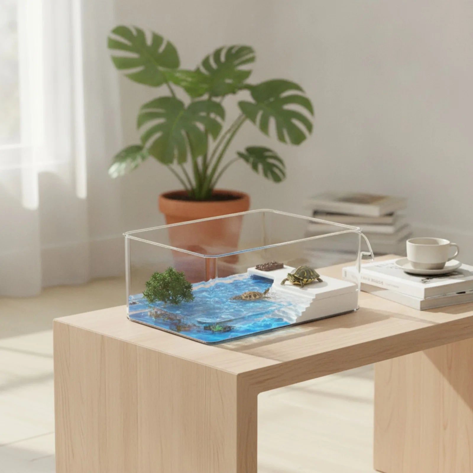 Terrarium Tortue & Reptile Transparent 360°