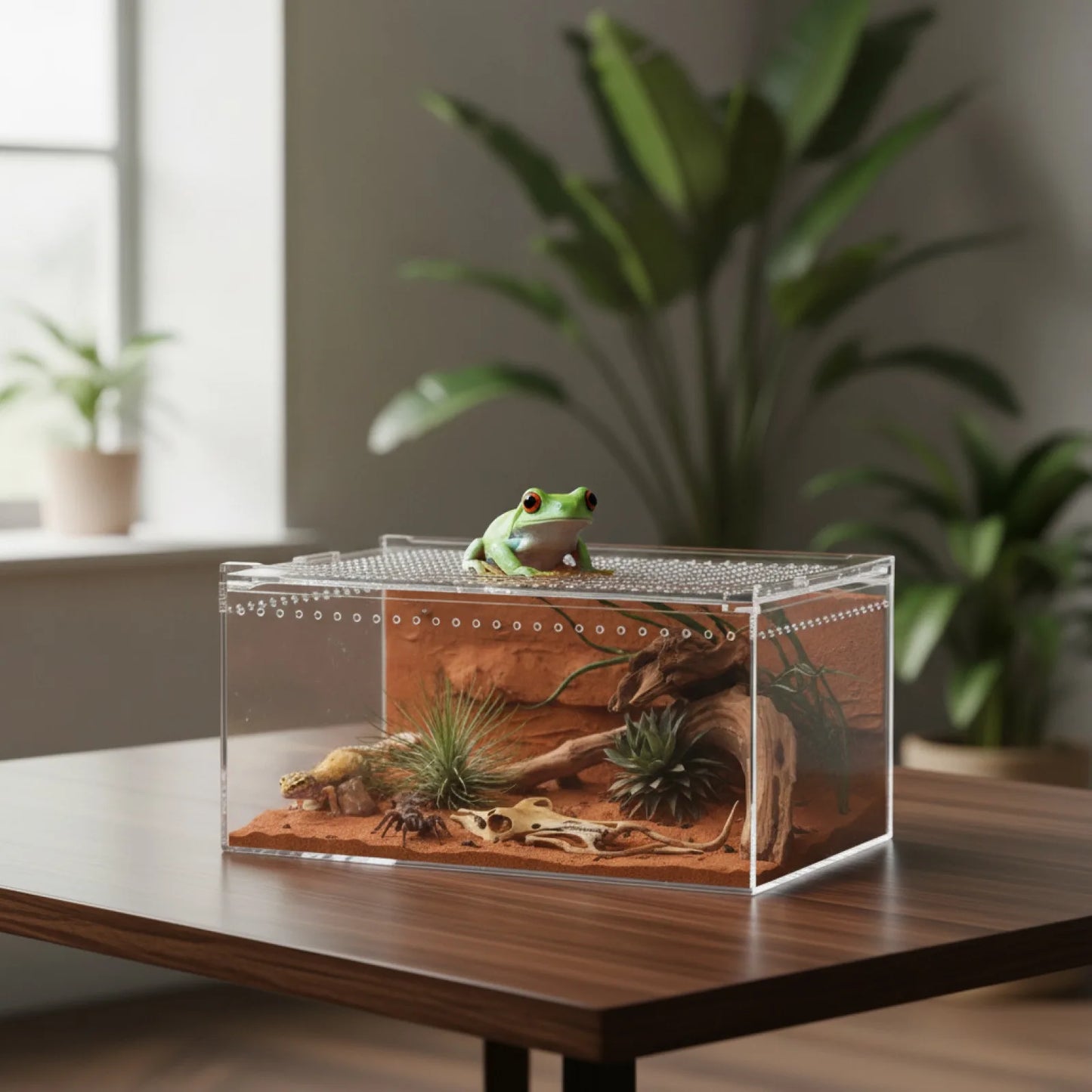 Terrarium Acrylique Transparent 360°