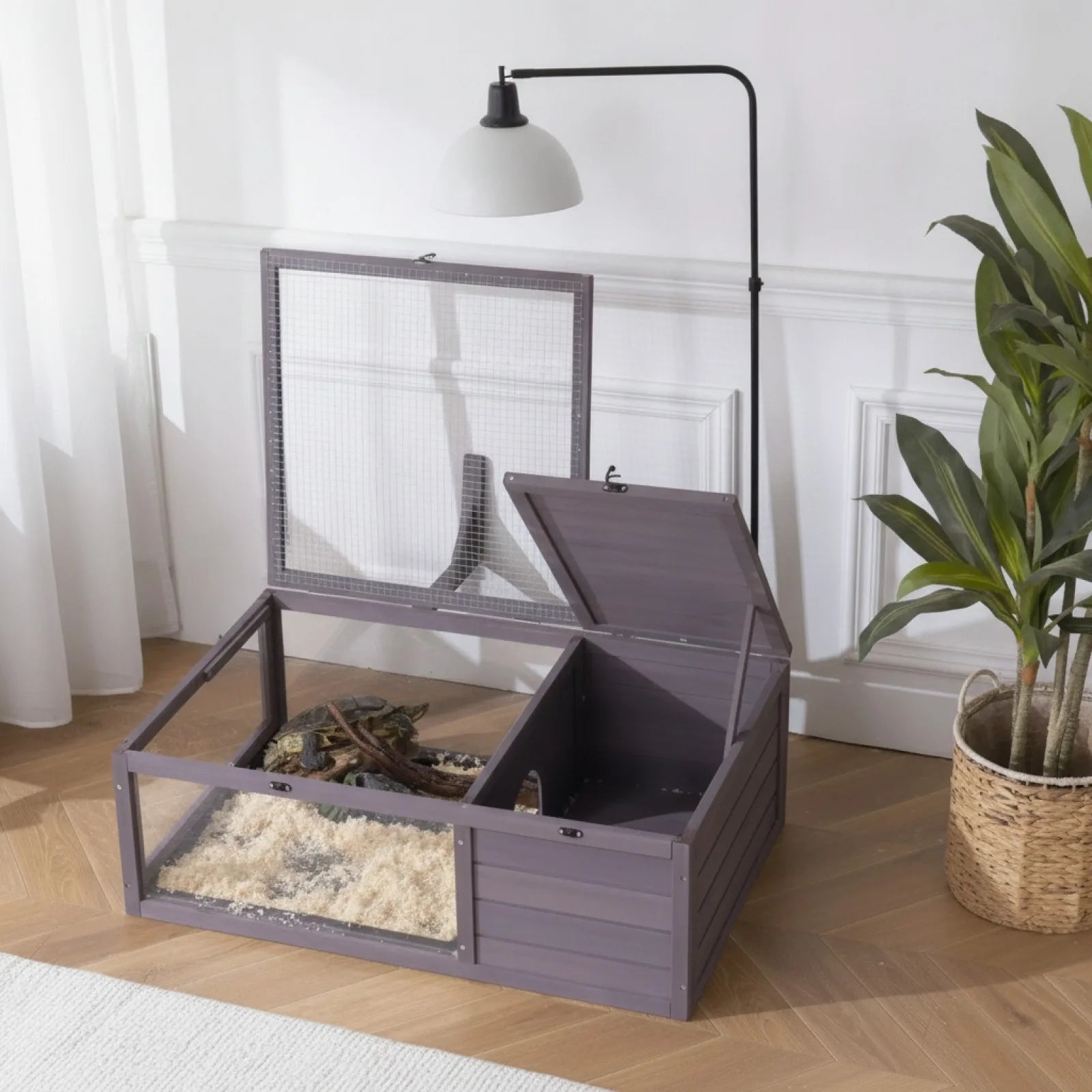 Habitat Bois Premium Tortue & Reptile